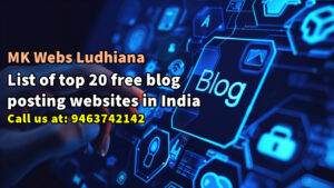 list of top 50 free blog posting websites in India