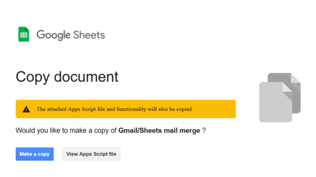 Gmail-Sheets-mail-merge-Make-a-copy